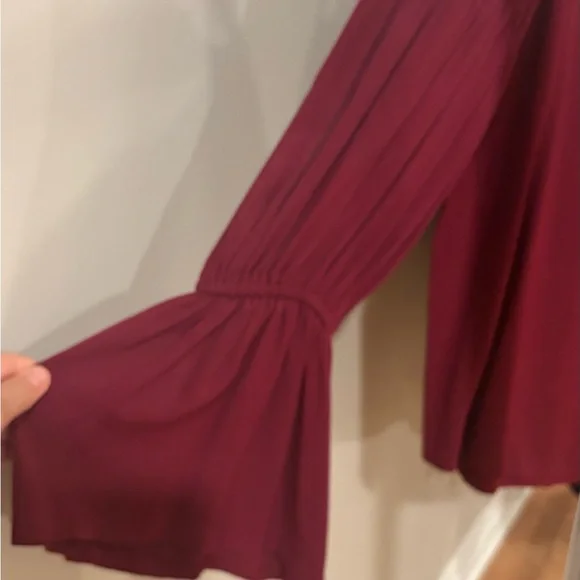 Club Monaco Deep Red Blouse - Picture 3 of 5